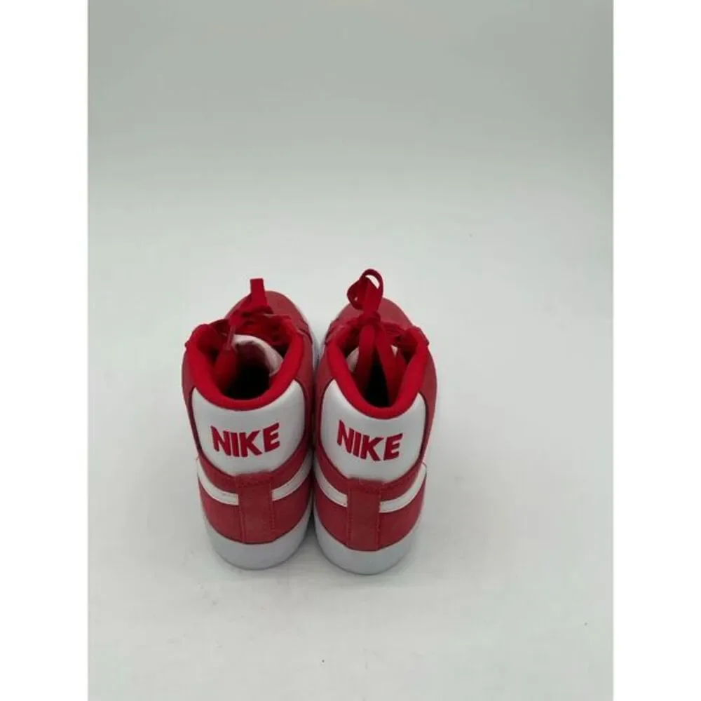 Nike SB Zoom Blazer Mid University Red/White Suede- New‎ Size 4Y